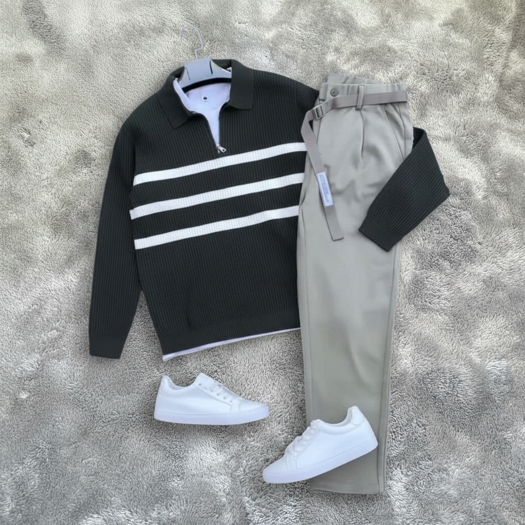 Polo et Pantalon Old Money Nolan